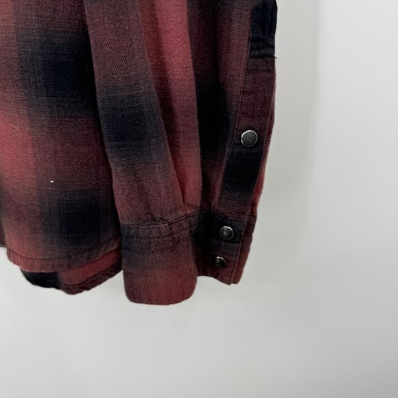 Cody James Men's flannel Plaid Print Long Sleeve Snap Work Shirt Men’s size XL m - Picture 2 of 9